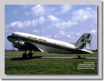 DC3 G-AKNB BLK Aug 1967